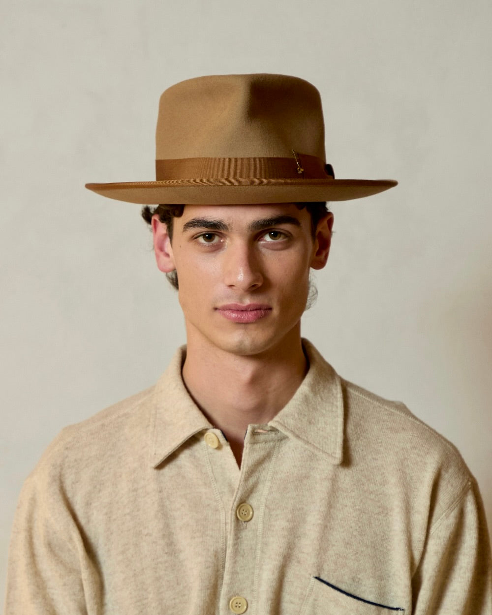 Perfetto Sand - Italian handmade hat from Florence | SUPERDUPER