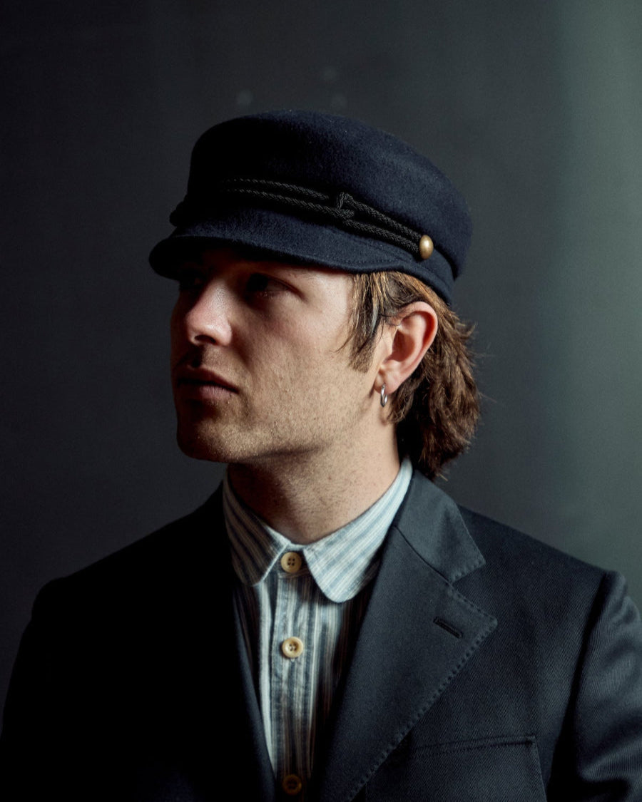 The Beatles Collection | HELP! Edition - Navy - Italian handmade hat from Florence | SUPERDUPER