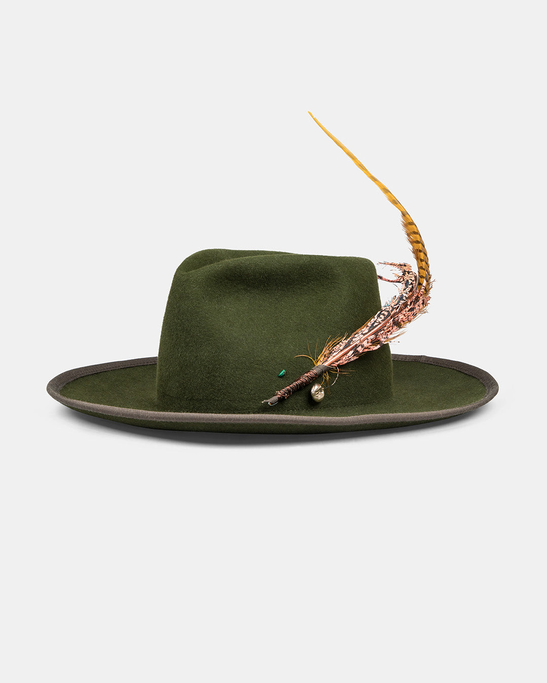 Caminito Green - Italian handmade hat from Florence | SUPERDUPER