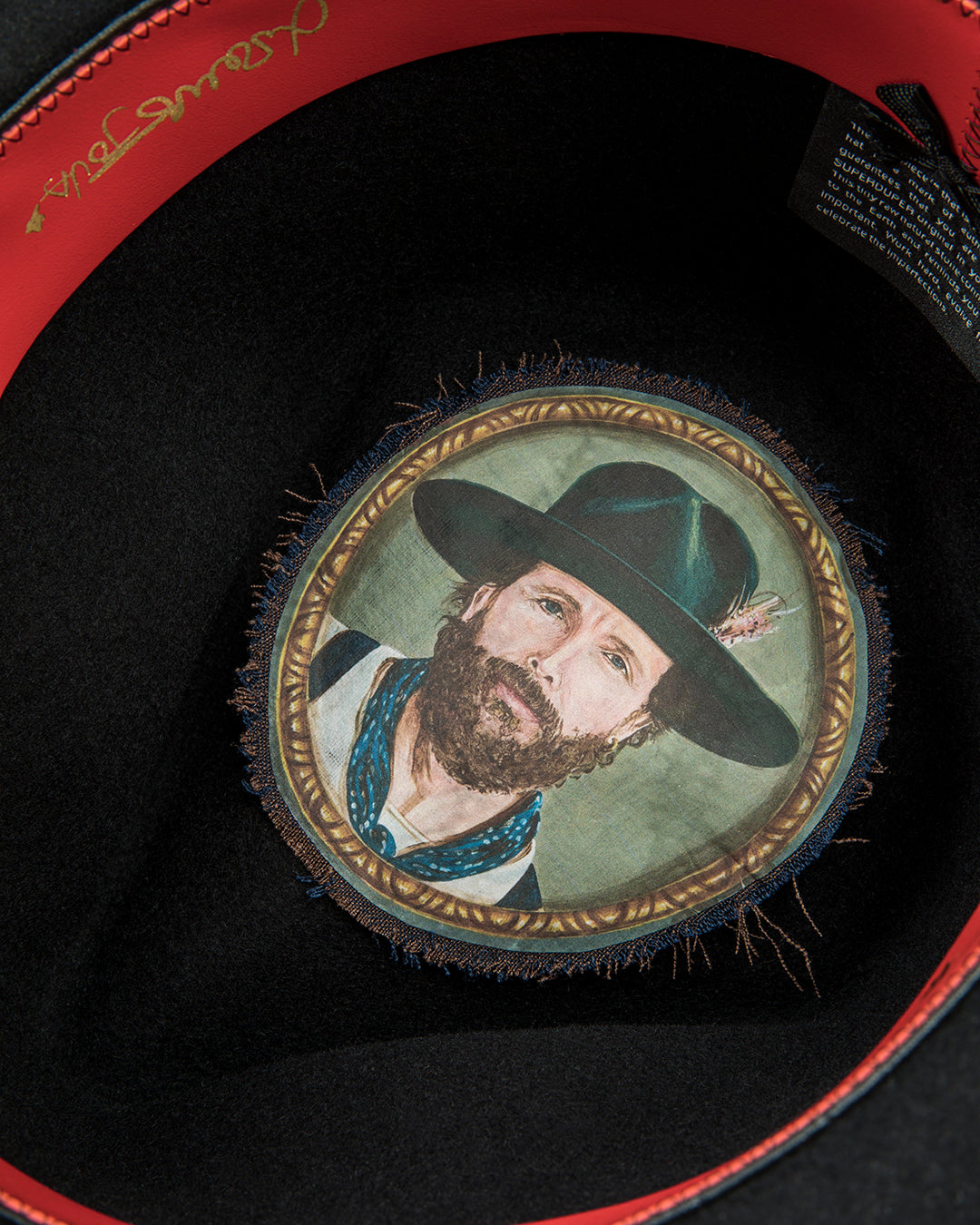 Caminito Black - Italian handmade hat from Florence | SUPERDUPER