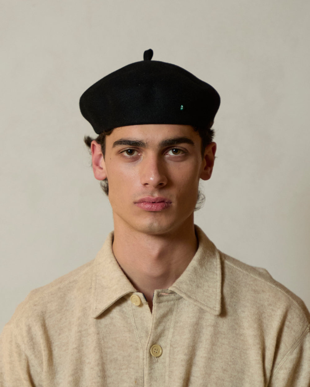 Basque Black - Italian handmade hat from Florence | SUPERDUPER