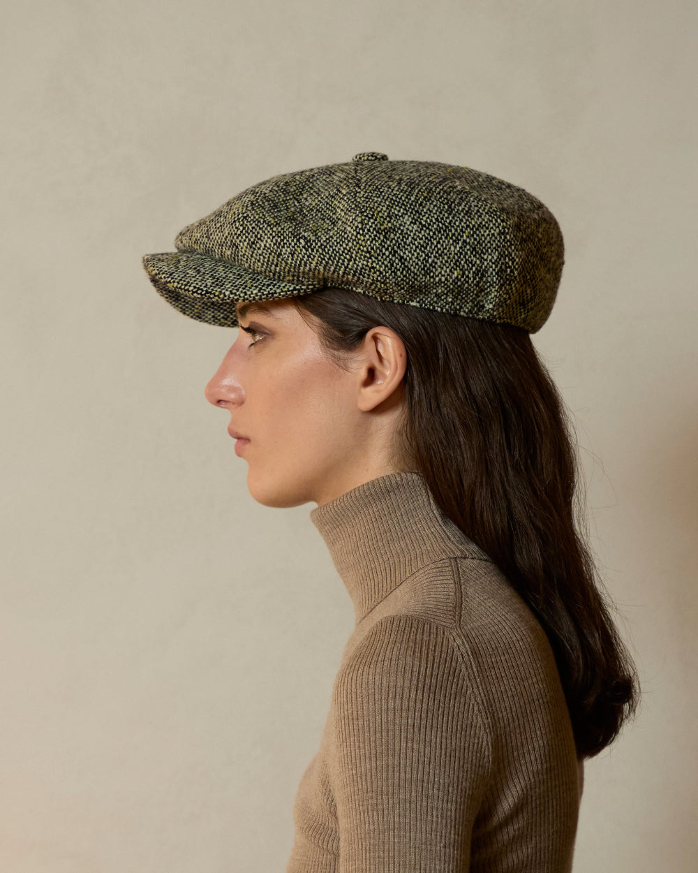 Simonon B/w Flash - Italian handmade hat from Florence | SUPERDUPER