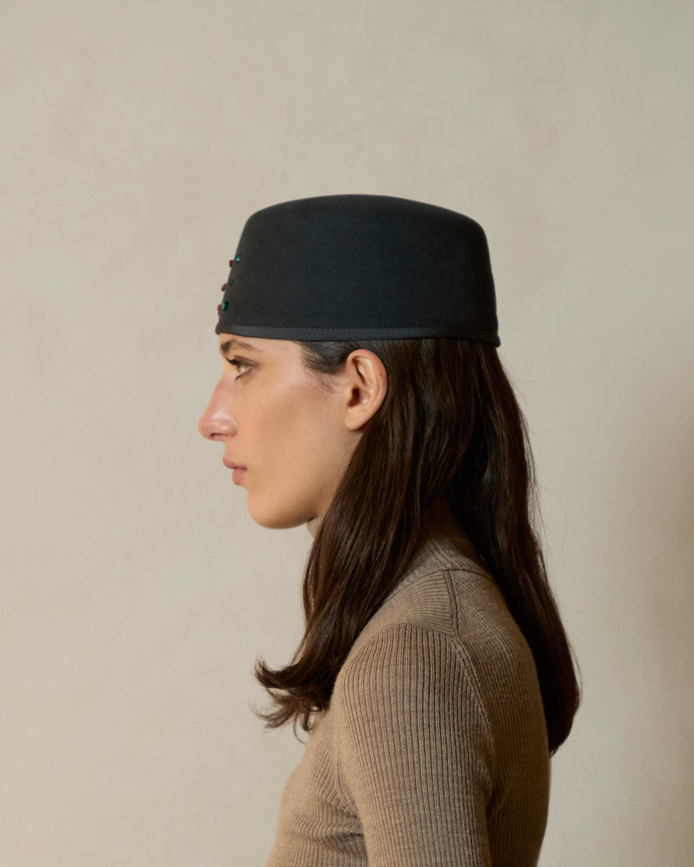 Medina Anthracite - Italian handmade hat from Florence | SUPERDUPER