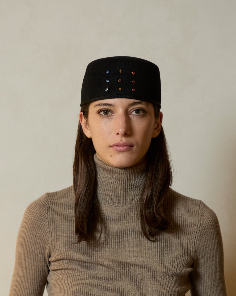 Medina Black - Italian handmade hat from Florence | SUPERDUPER