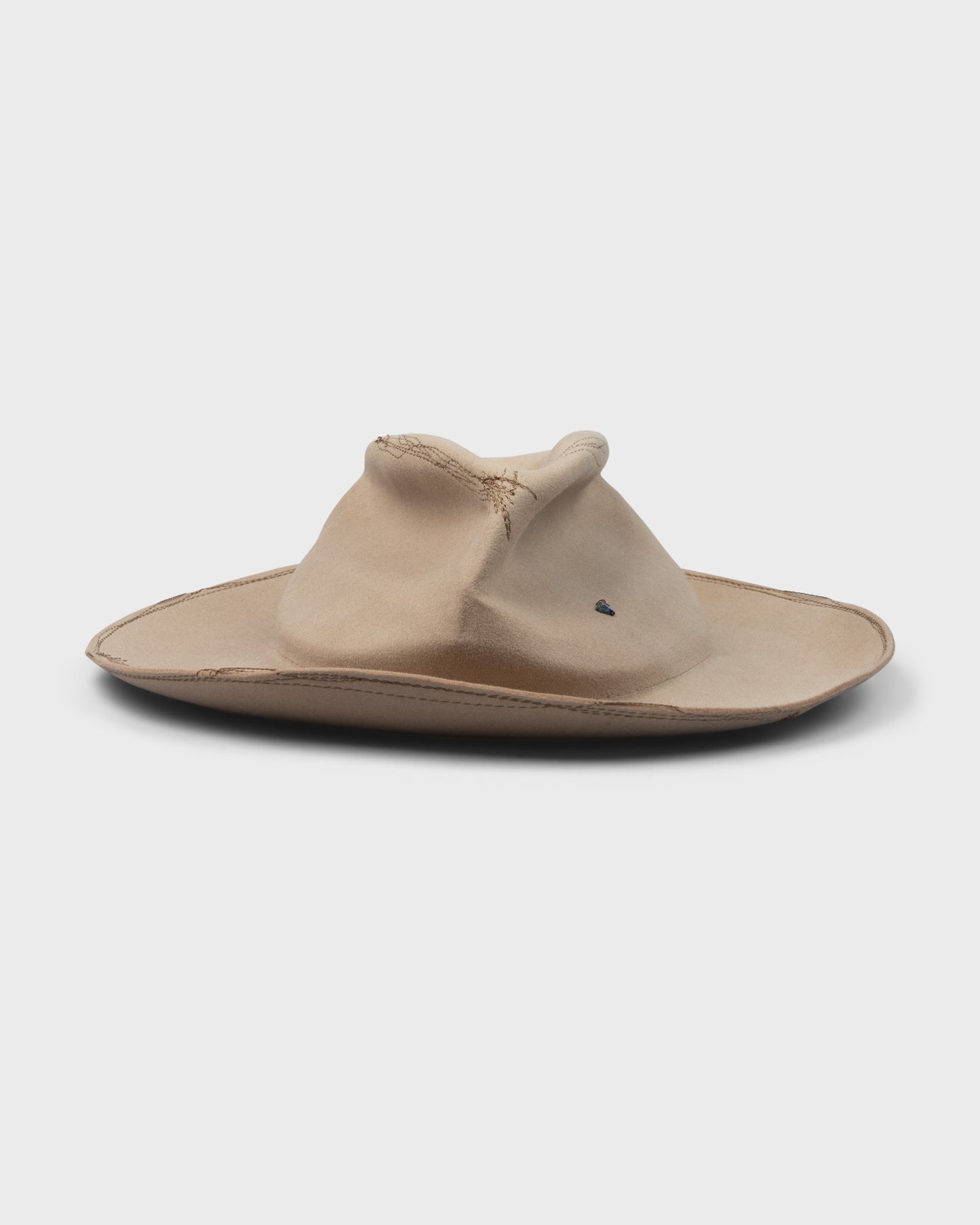 Crazy Horse Bone Stiff - Italian handmade hat from Florence | SUPERDUPER