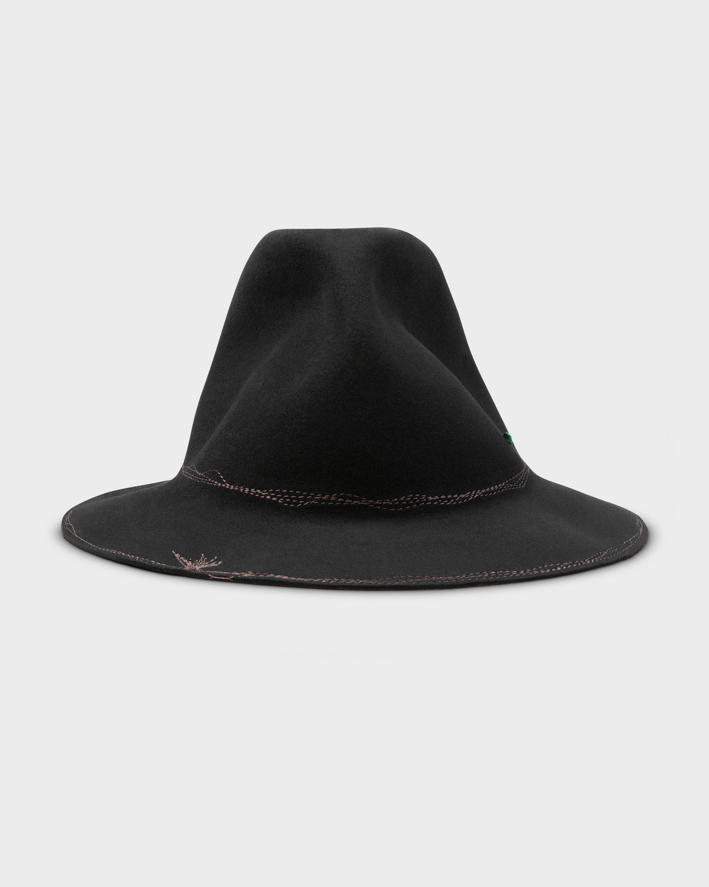Flower Picker Black Soft - Italian handmade hat from Florence | SUPERDUPER