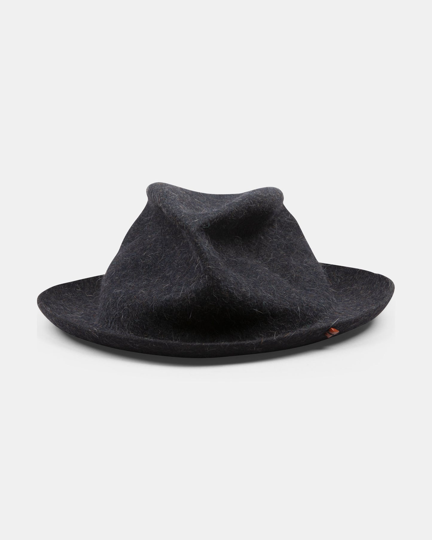 Hobo Raw Black - Italian handmade hat from Florence | SUPERDUPER
