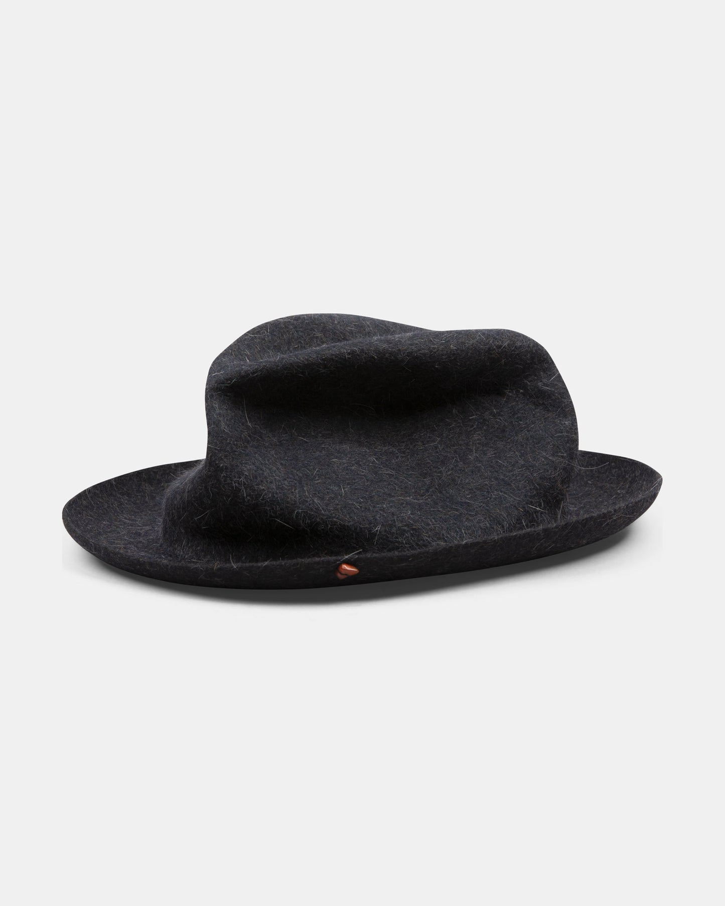 Hobo Raw Black - Italian handmade hat from Florence | SUPERDUPER