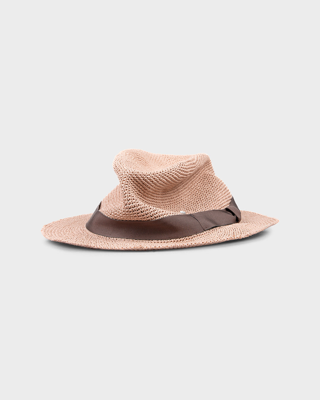 Hobo Paper Pale Pink - Italian handmade hat from Florence | SUPERDUPER