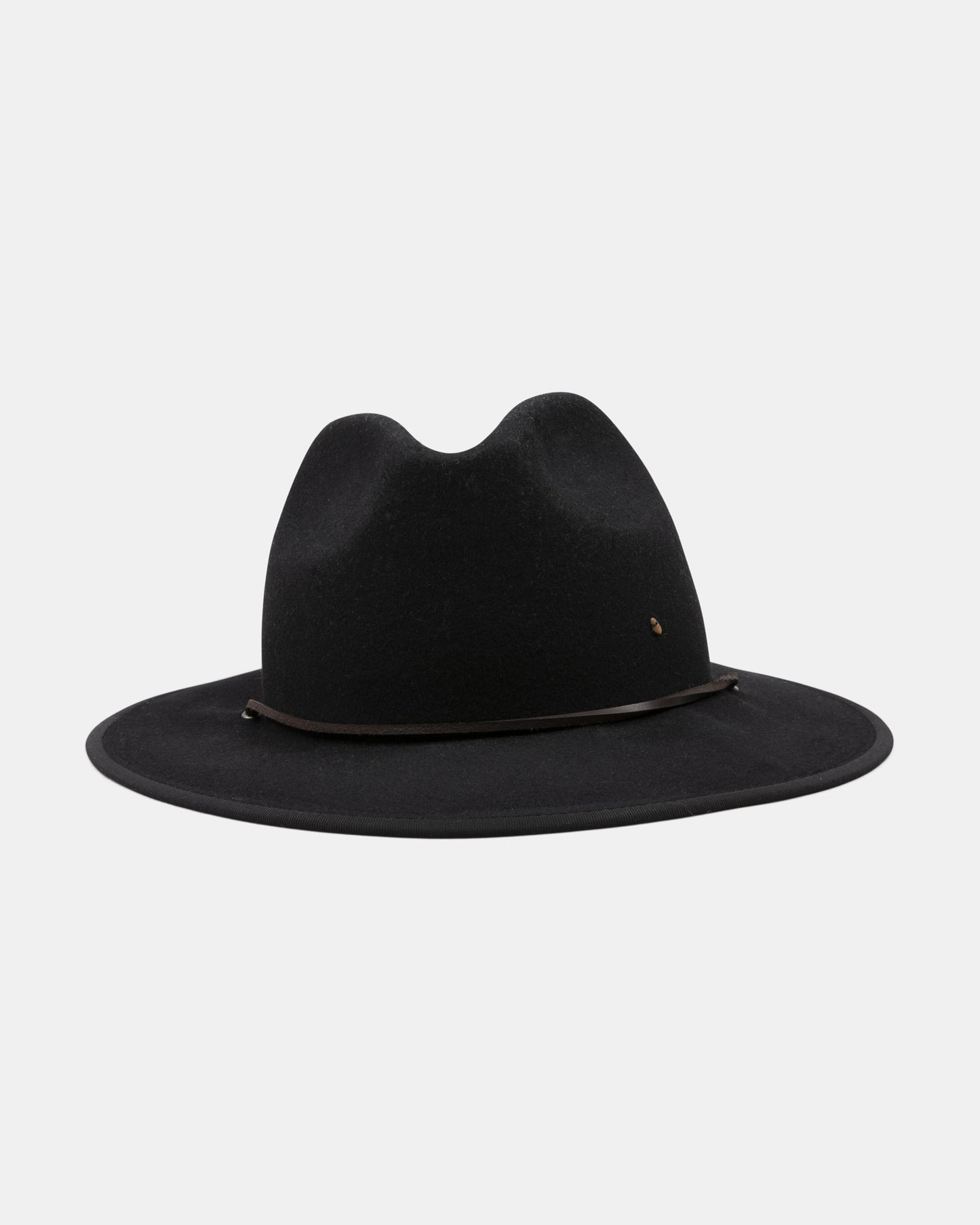 Wandermate Light Black - Italian handmade hat from Florence | SUPERDUPER