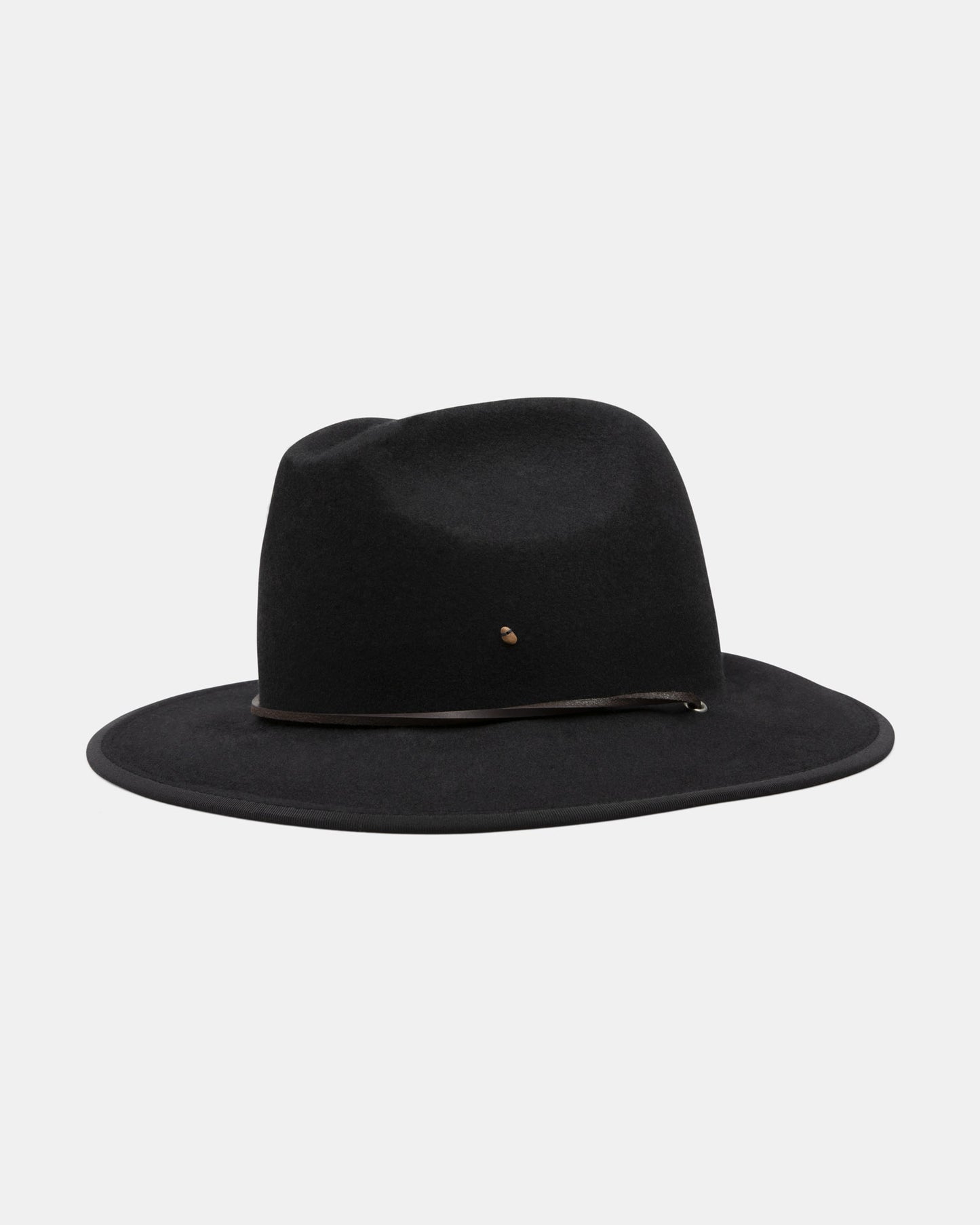 Wandermate Light Black - Italian handmade hat from Florence | SUPERDUPER