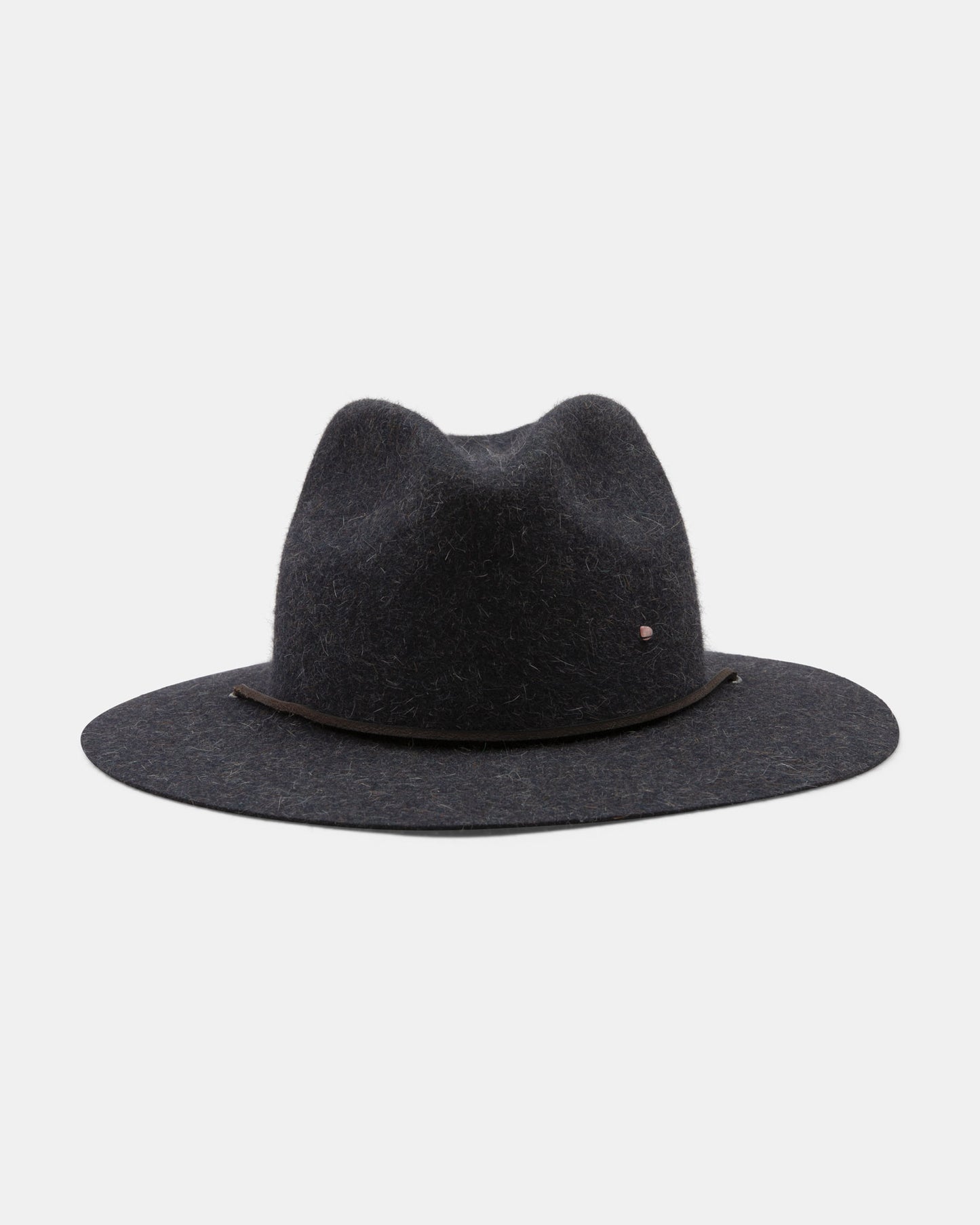 Wandermate Raw Black - Italian handmade hat from Florence | SUPERDUPER