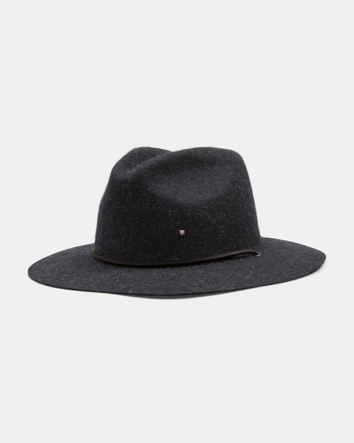 Wandermate Raw Black - Italian handmade hat from Florence | SUPERDUPER