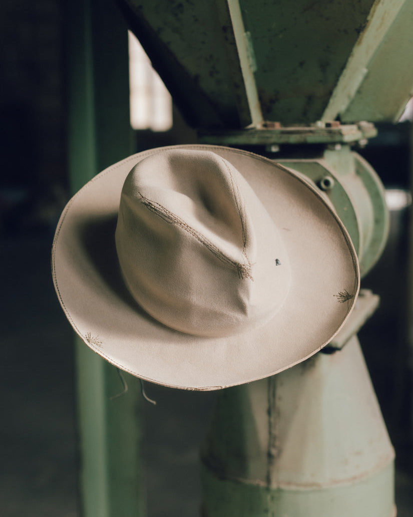 Crazy Horse Bone Stiff - Italian handmade hat from Florence | SUPERDUPER